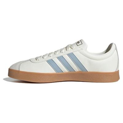 Zapatillas Vl Court Classic Blanco Roto Azul Maravilla Oro Metálico JH5063