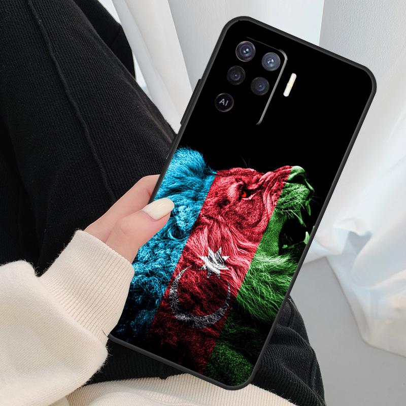 Azerbaijan Buta Flag Case For Oppo A40 A60 A80 A5 Pro A15 A16 A17 A57 A77 A94 A74 A54 A76 A96 A18 A38 A58 A78 A98