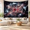 AC Milan Wall Tapestry, Soft Fabric Wall Hanging, Decorative Backdrop For Bedroom Home Wall Art