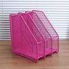 Stationery Organizer Metal File Rack Wire Mesh File Storage Box  Office Supplies
