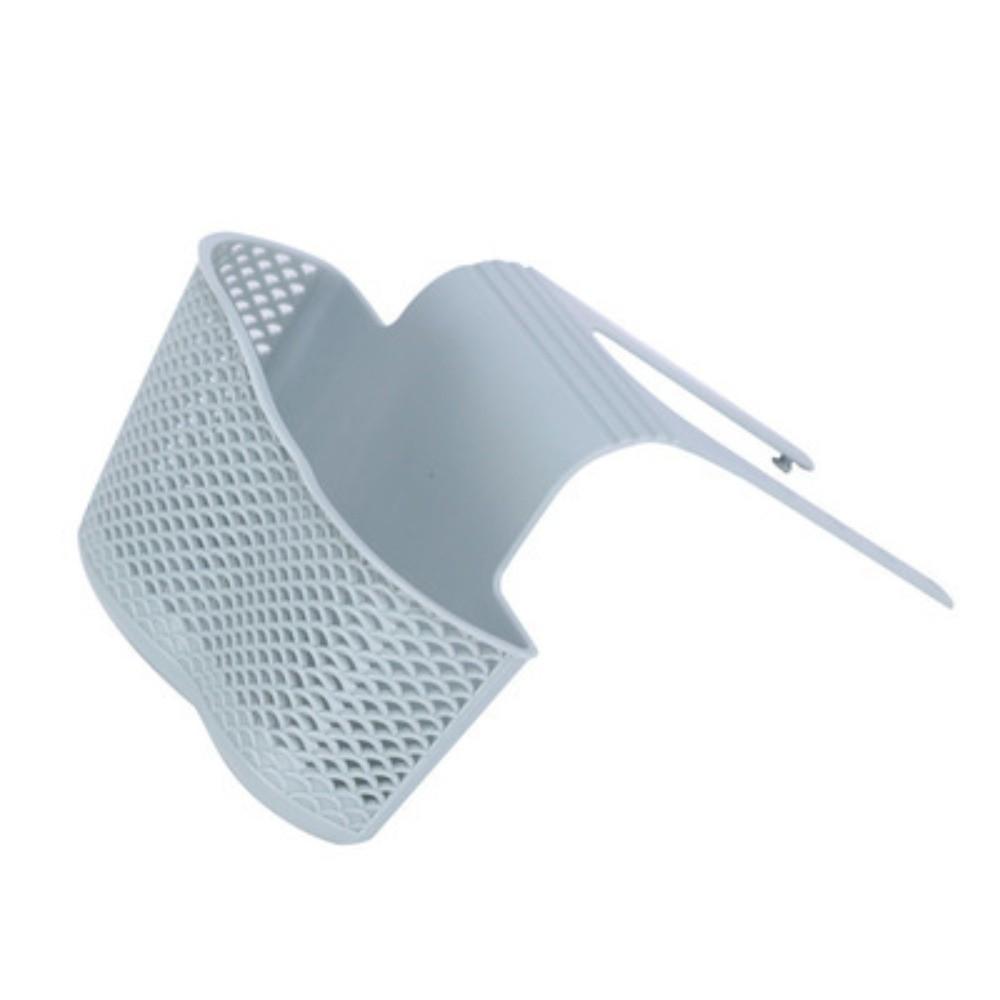 Hanging Storage Drain Basket Bag Silicone Space Saving Soap Sponge Shelf Adjustable Kitchen Accessories Kitchen Sink Holder зелёный