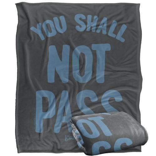 LORD OF THE RINGS You Shall Not Pass Blanket