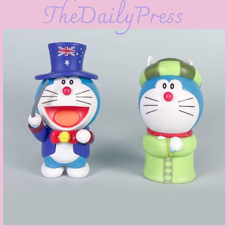 Doraemon Collectible Figure Series Pvc Toy With Assembly For Desk Decor And Gift
