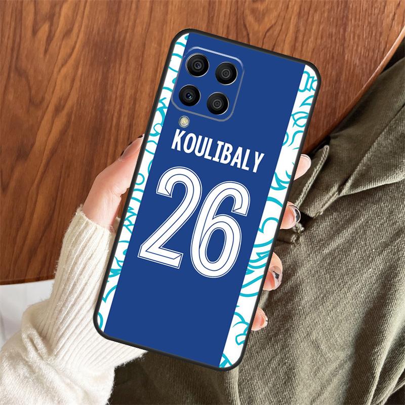 Football Player Number Lucky Case For Samsung Galaxy M53 M33 M23 M13 M14 M54 M11 M21 M31 M51 M12 M22 M32 M52 M31s Coque