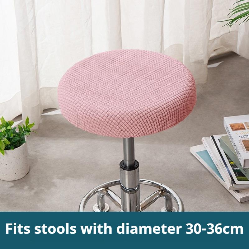 Round Stool Bar Stool Cover Beauty Salon Lift Chair Round Stool Cover Round Cover Chair Table Cushion Round Protective Cover