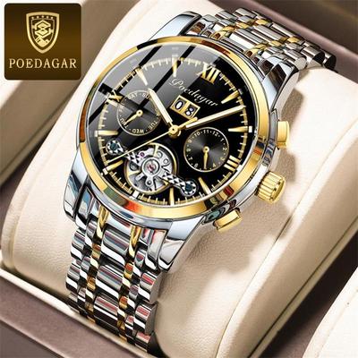 New TOP Brand Luxury Men's Watch With Box Waterproof Fashion Luminous Men's Mechanical Watches