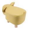 Animal Footstools Lovely Cartoon Innovative Elephant Upholstered Stool for Nursery Bedroom Playroom