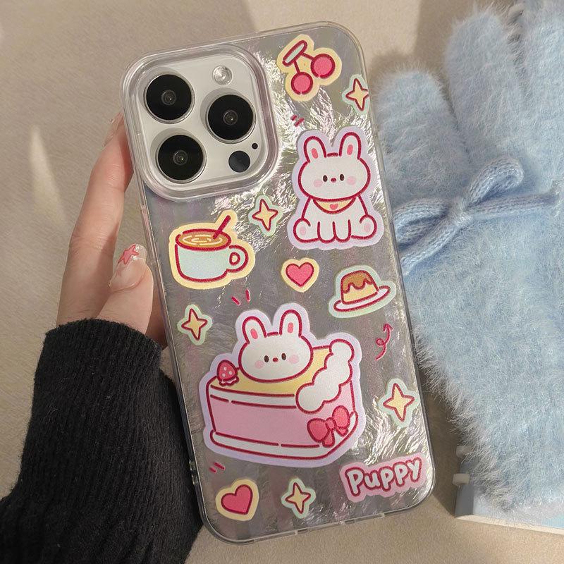 

Zhitai Glacier Pattern Case for iPhone 11-15ProMax (Cute Design, Female) iPhone 15