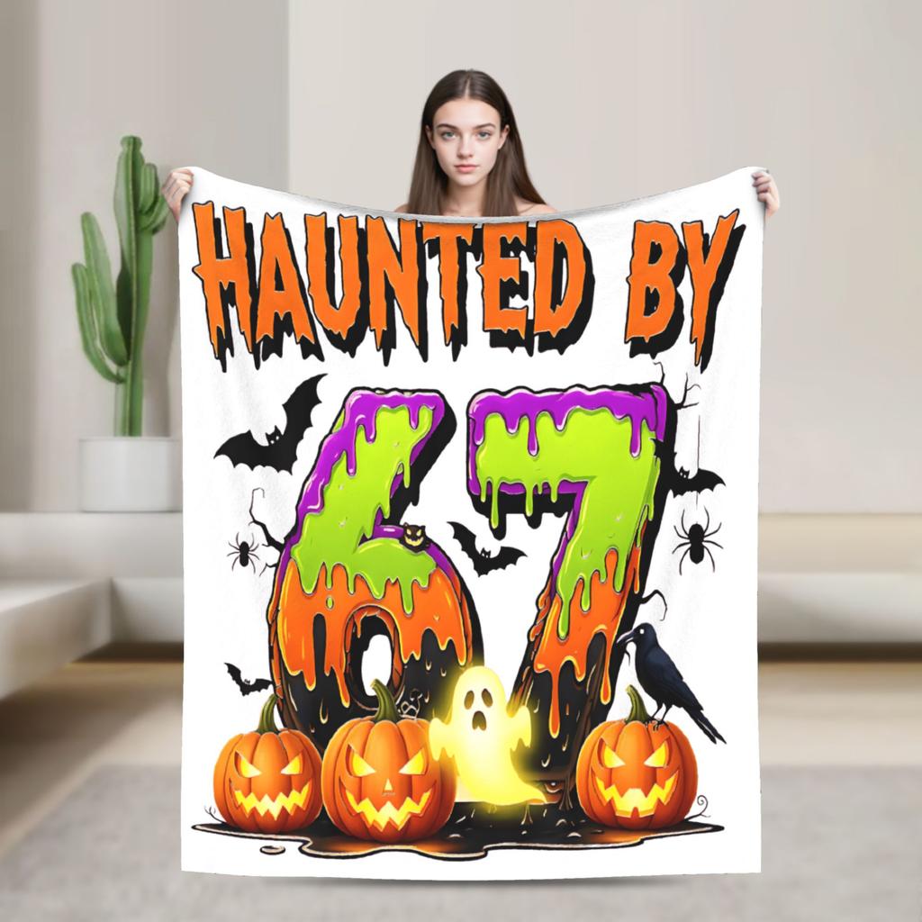 67 Six Seven Meme Mom 67 Meme Plush Blanket Kids Adult  Flannel Throw Blanket For Couch Bed Super Warm Bedspread Gift Idea