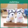 Adorable Plush Schnauzer Keychain Soft Short Plush Cute Dog Bag Charm 12cm