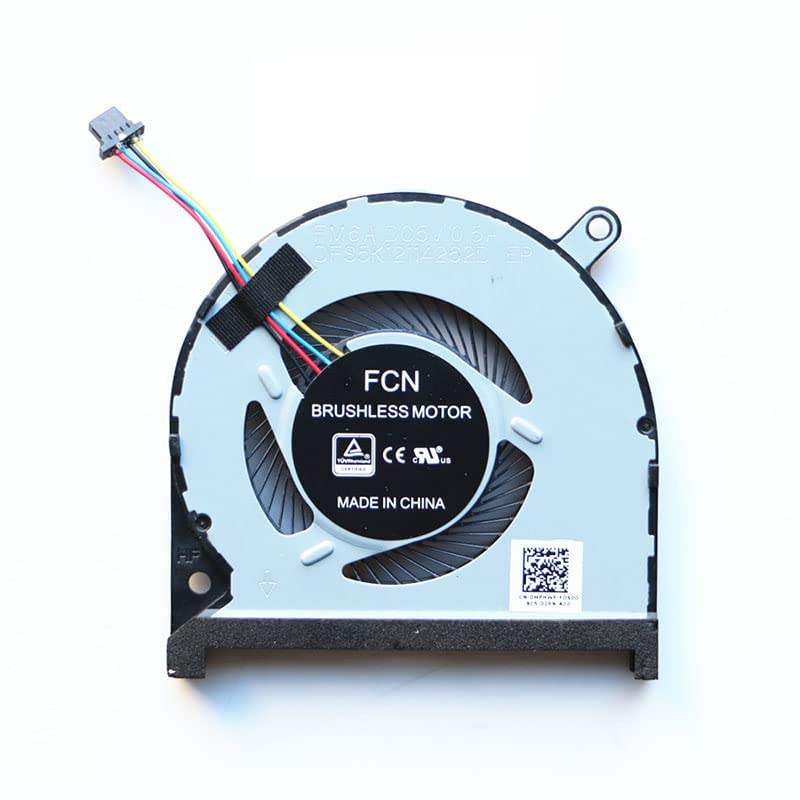 MOQIAN Cooling Fan Replacement for Dell Inspiron 7590 7591 P83F Laptop Fan Numbers DFS5K12114262D FM6A DFS5K22115371D FM69 0MPHWF CPU+GPU 15-7590