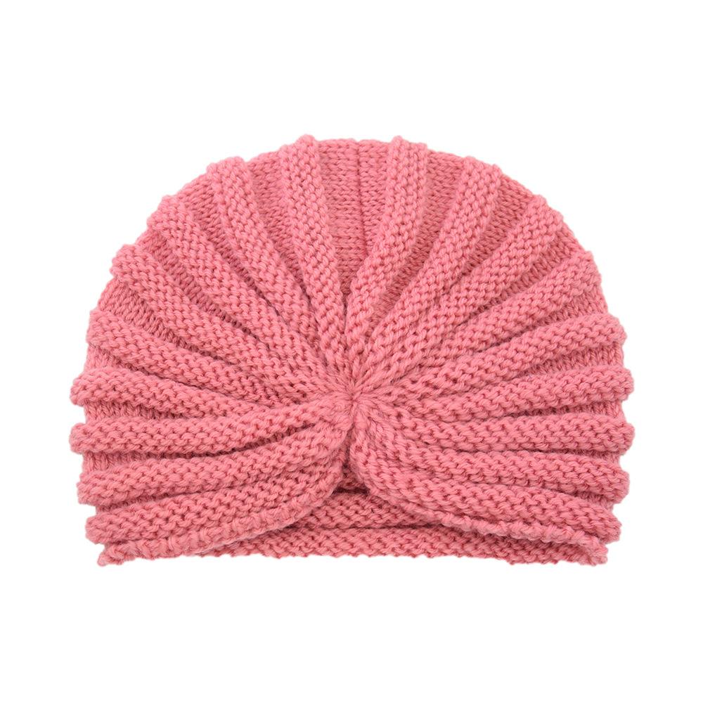 Femei toamna și iarna cruce tricotată pălărie nod turban eșarfă pliabilă pălărie pălărie eșarfă cap eșarfă cap eșarfă