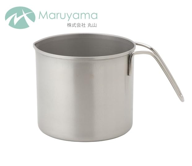 Maruyama Aresas Tiefopf 14cm mit Glasdeckel C27166 Induktionskochfeld-kompatibel Gasherd-kompatibel Edelstahl-Topf Topf Hergestellt in Japan Einzelgriff 2,0L