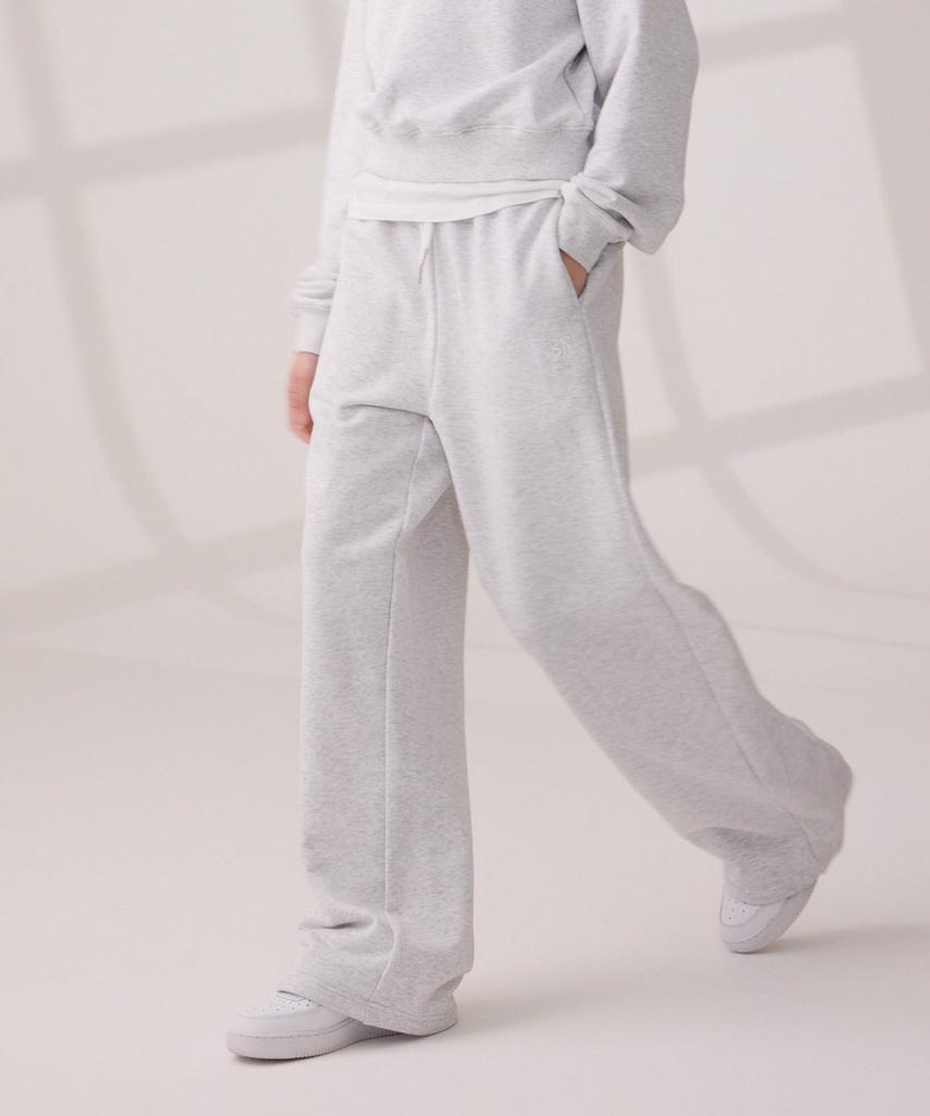 DANGLEDROP Dgdp Legline Wide Sweatpants White Melange