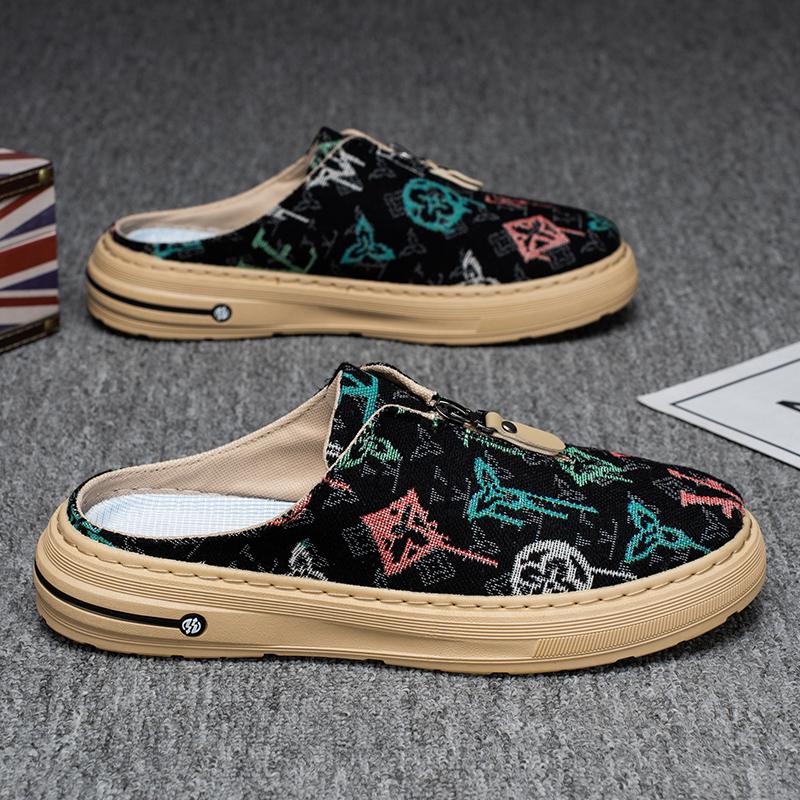 Fashion CYYTL Summer Mens Slippers Casual Outdoor Shoes Breathable Sneakers Walking Hiking Luxury Designer Fashion Loafers House Slides