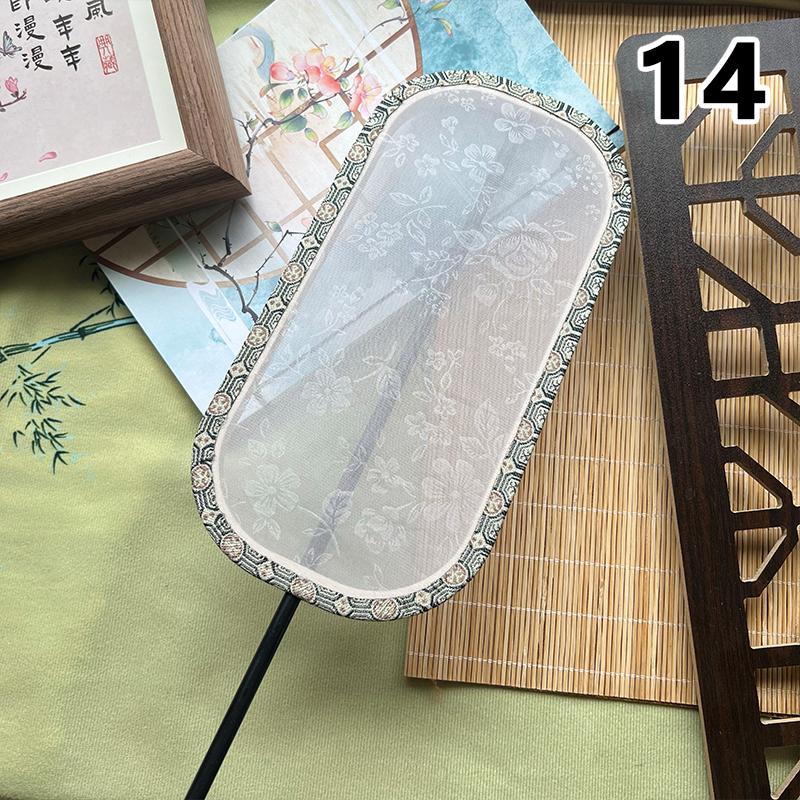 Fächer mit Polygon-Gruppe im chinesischen Stil, Dame, Tanz, Stickerei, Handfächer mit Quaste, Vintage-Muster, Kunstfächer, Handwerk, Party, Hochzeitsgeschenk