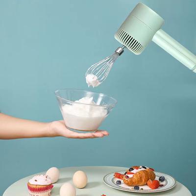 Electric Powered Whisk Rechargeable Cordless Hand Mixer For Tarts Pancakes