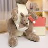 New Cute Kangaroo Doll Plush Toy Mother and Child Kangaroo Animal Doll Doll