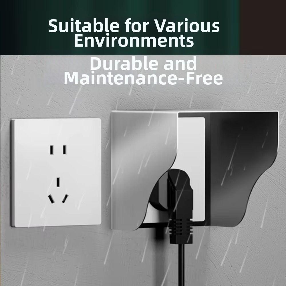 Wasserdichte Steckdosenabdeckung 12,5-50 cm Länge Außenschalterschutz Haushaltsgegenstände