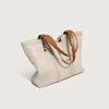 Bolso Tote Simple de Gran Capacidad Estilo Retro Coreano 2025 para Mujer