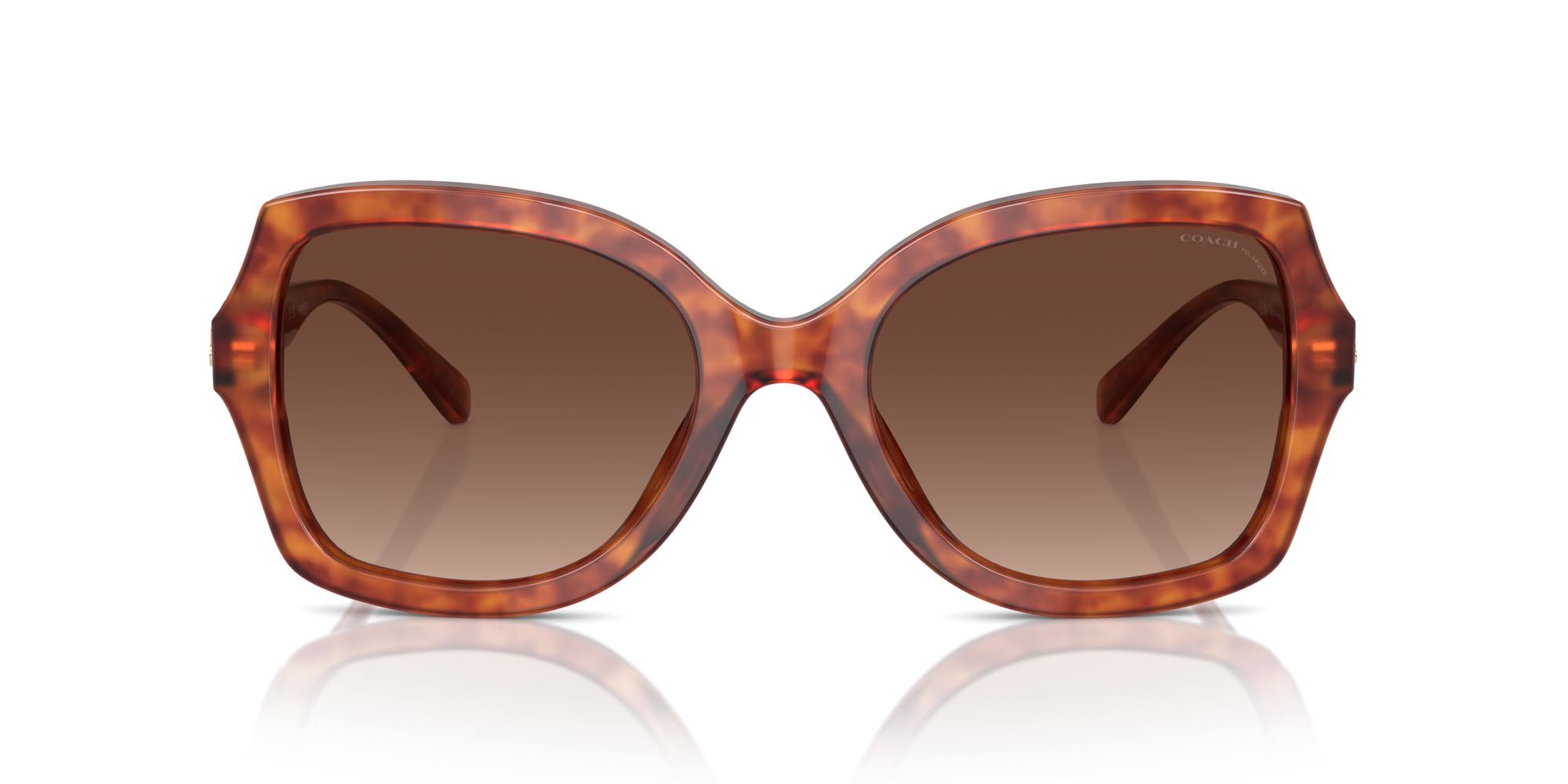 

Солнцезащитные очки Coach HC8295 L1147 CARAMEL TORTOISE 56 Женские