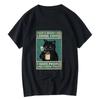 Women Tshirt Funny Cat Drinking Coffee Printing Summer Casual Cool Loose Women Oneck Tshirt Women Tops Graphic T Shirts Y2K