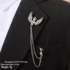 Baroque Rhinestone Pearl Corsage Necklace Brooch - Retro British Court Suit Accessory