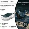 JEELAD Water Water Poly Water Large Disaster Prevention Washable Tank, Jug, 8L, Tank, Bag, Capacity, Foldable, Goods, Outdoor, Easy-Pour Faucet,