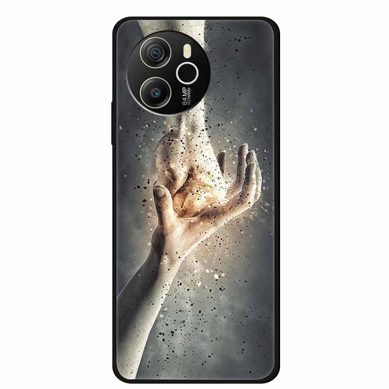 For Blackview Shark 8 Case Shark8 Black Silicone Soft Back Cover Case For Blackview Shark 8 Phone Case Cover Protective Shell