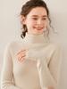Women's Slim Fit Cashmere Knit High Neck Sweater Long Sleeve Wool Base Layer