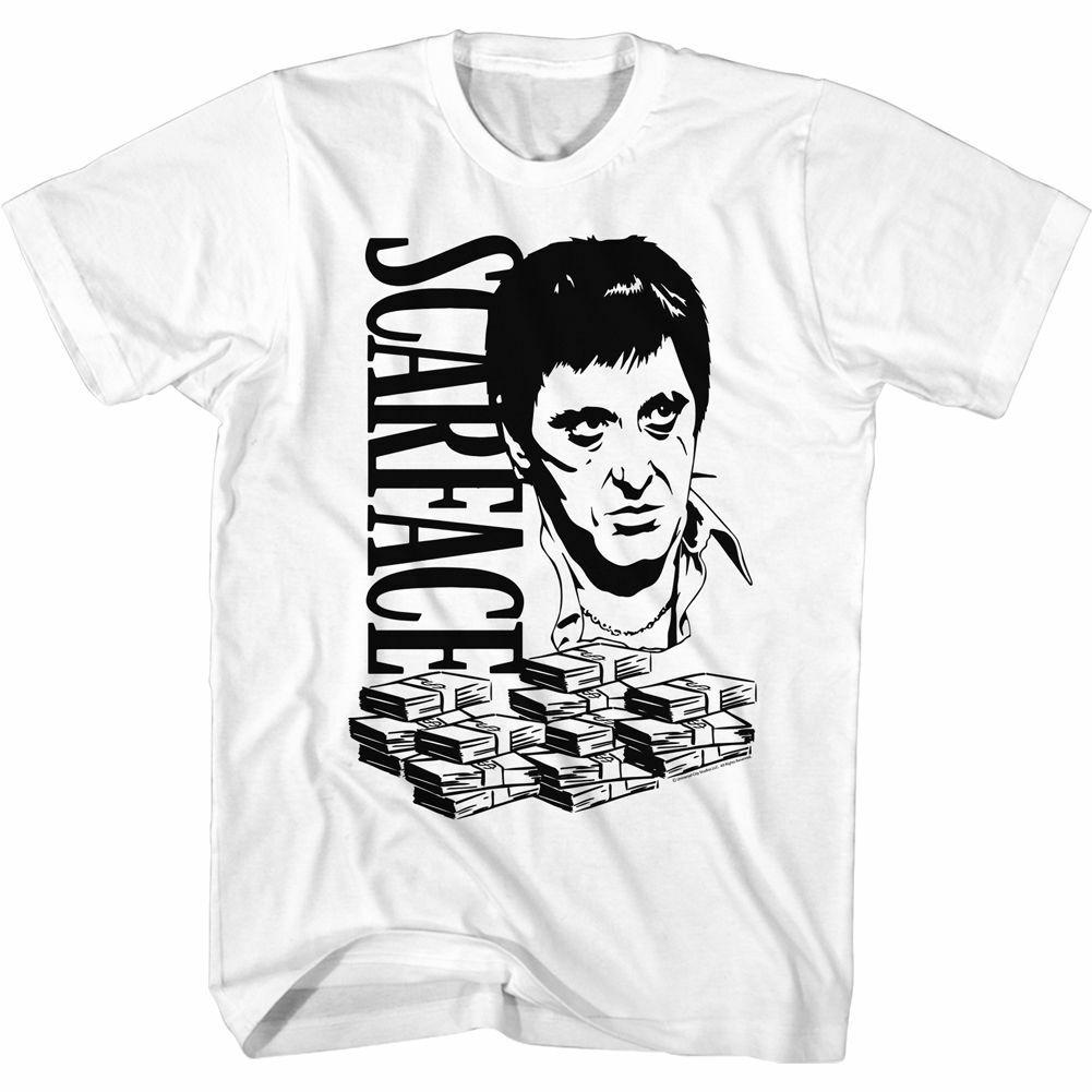 Scarface Big Tony White Adult T-Shirt S