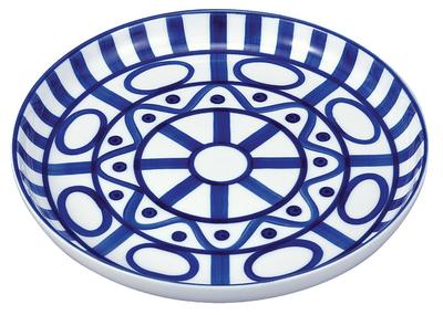 Arabesque Lunch Plate 24cm - Microwave, Oven, and Dishwasher Safe - Flat Plate for Dinner - Scandinavian Modern Design - S773457AL
