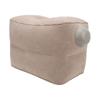 PVC Flocking Foot Rest Pillow Two Layer Reducing Fatigue Pillow Inflatable Foot Pillow  Office Use