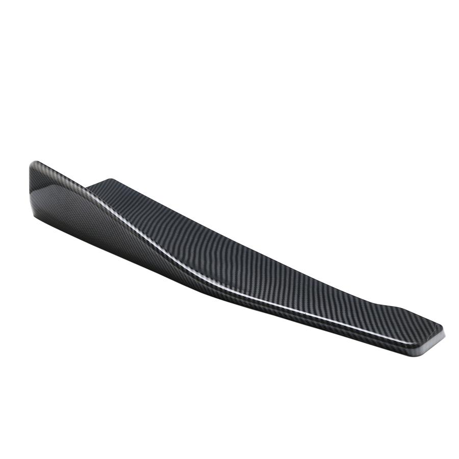 1 Pair Carbon Fiber Car Body Side Skirt Diffuser Winglet Bumper Spoiler Rear Lip