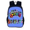 Albtraum-Kreaturen Cartoon Rucksack Schulrucksack 40cm/15,7 Zoll Reißverschluss Büchertaschen Animierte Mochila Kindergeburtstagsgeschenk