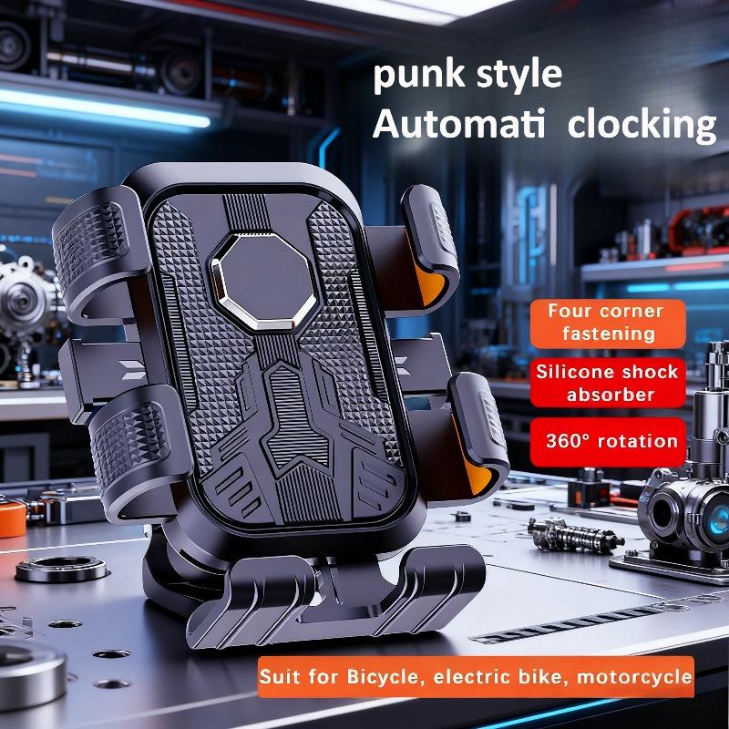 Neue Fahrrad-Handyhalterung für Lieferfahrer, speziell für Navigation, Fixierung mit sechs Krallen, stoßfest, langlebig