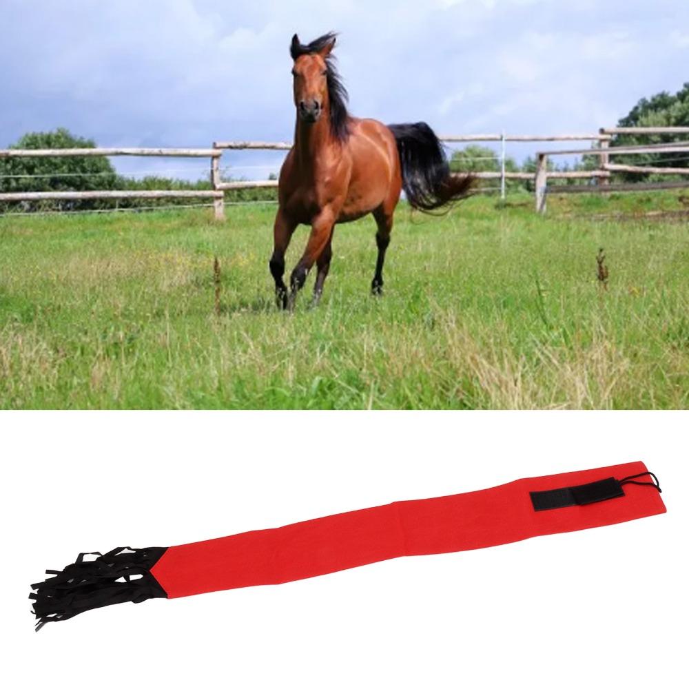 Hook And Loop Design Horse Tail Protection Bag Non Woven Fabric Tail Protection Cover  Stable Use