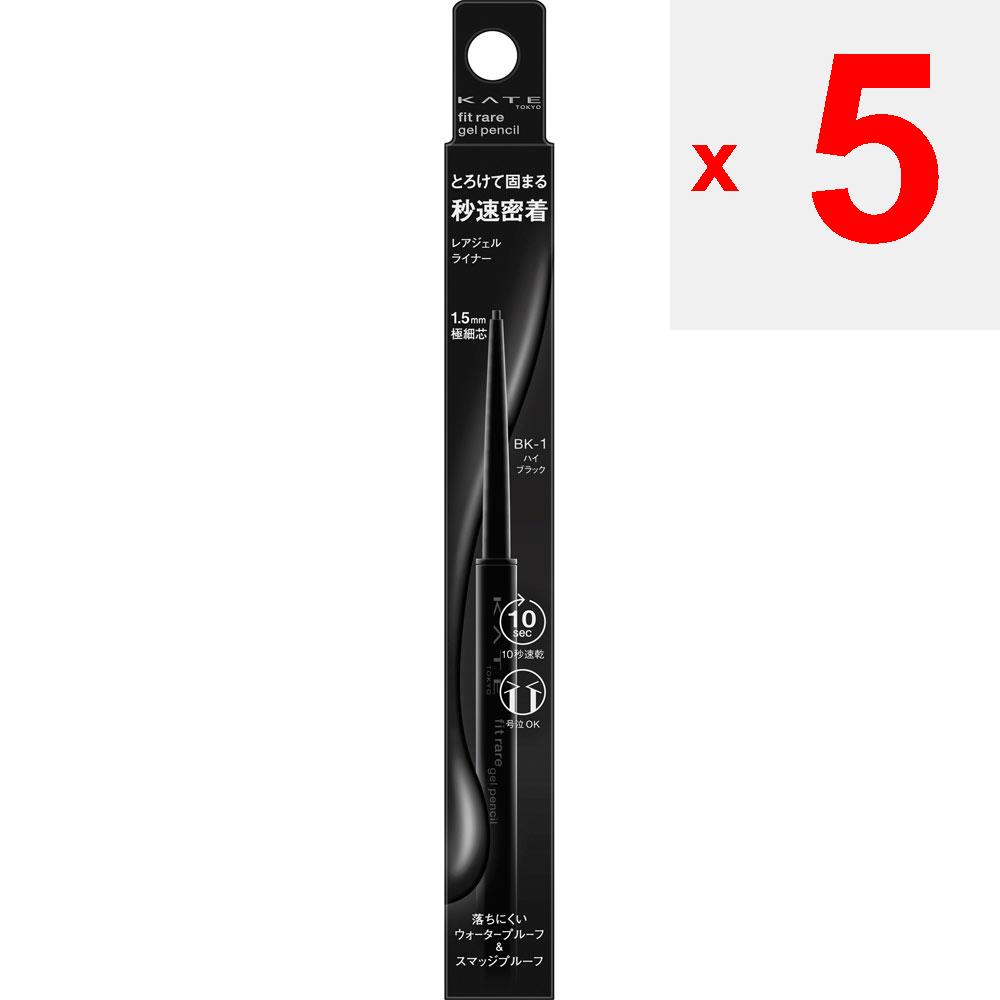 Kanebo Kate Kate Rare Fit Gel Pencil N BK-1 0.08g Eye Makeup Eyeliner The Lead Will Not Return Once It Has Been Ejected. Please Advance the