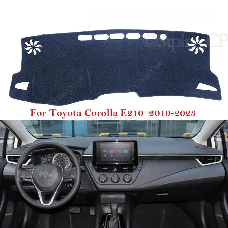 For Toyota Corolla E210 2019 2020 2021 2022 2023 Dashboard Cover Dash Board Mat Carpet Pad Sunshade Cushion Car Visor Accessorie