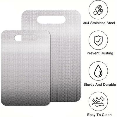 Thickened Honeycomb Anti Slip Stainless Steel Chopping Board,Home Cutting Board For Cutting Vegetables Fruit Cutting Board Panel