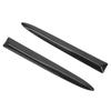 Pair Front Bumper Upper Trim Carbon Fiber Style 735455041 Replacement for FIAT 500 2007‑2015
