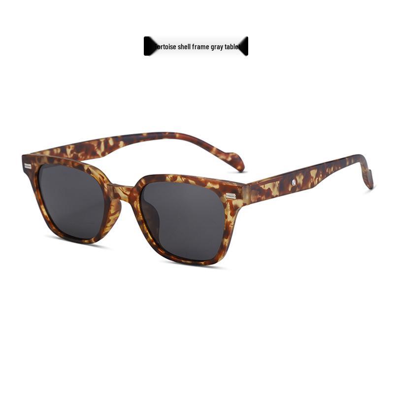 Men's High-End European & American Small Frame Polarized Sunglasses - UV Protection for Driving