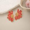 Retro Daisy Flower Earrings - Luxurious, Minimalist, Summer Style by Bai Lu