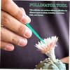 SUPVOX 100pcs Plant Pollinator Pens Artificial Pollinators Pollinator Chalk Paint Brushes Pollinator Dusters Pollinator Hand Tools Plant Plastic