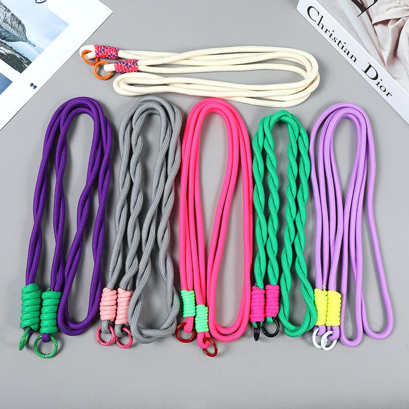Fashion Mobile Phone Lanyard For Women Girls Adjustable Braided Phone Chain Detachable Phone Decoration Crossbody Rope Gifts