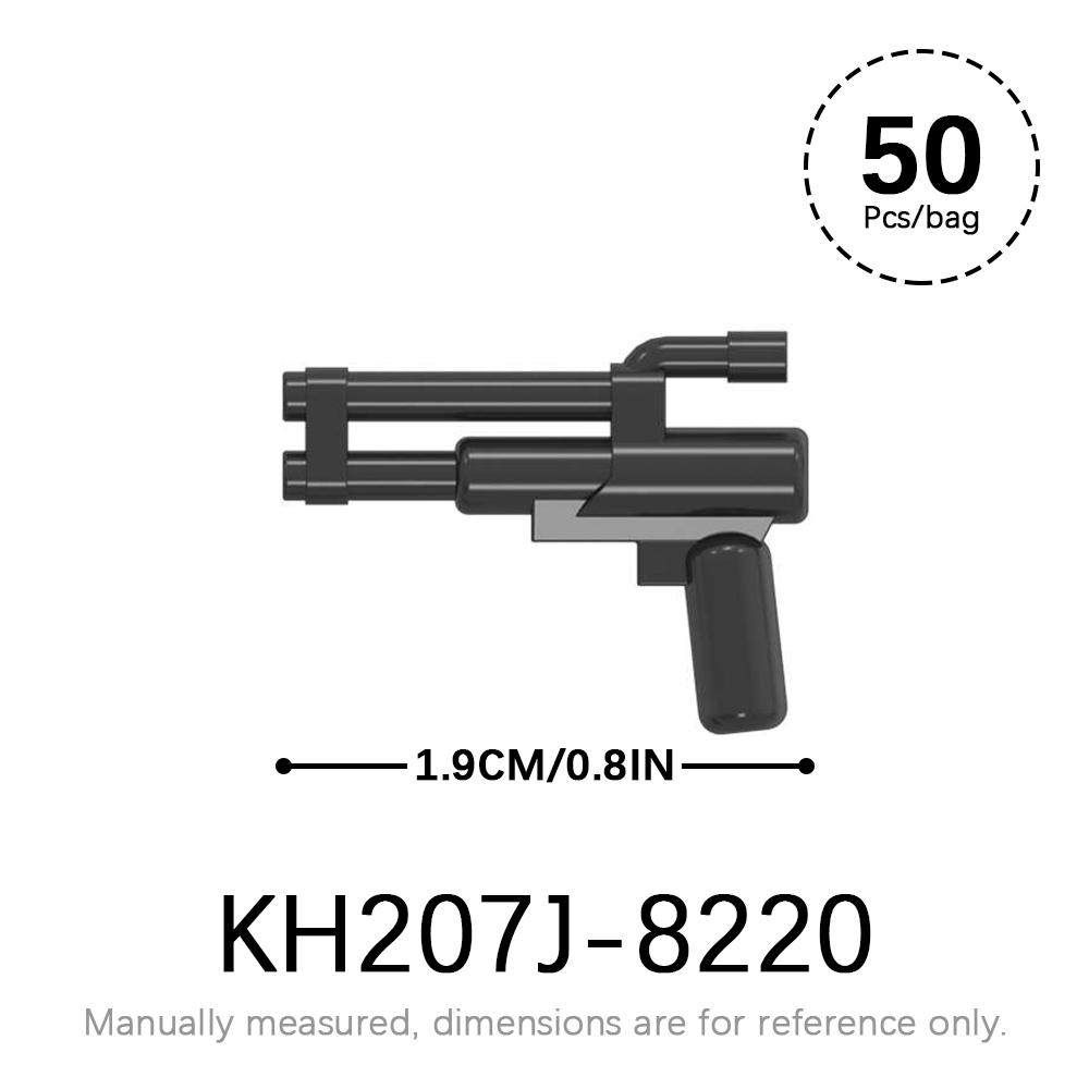 50pcs/lot Military Weapons Set SWAT WW2 Action Figures Parts MOC Bricks Star WW2 Corps Gun Accessories Building Blocks Kids Toys