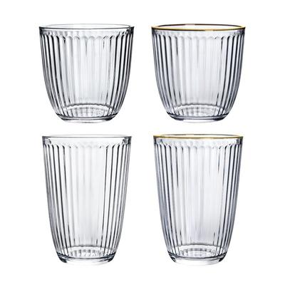 1Pc w paski filiżanka kawy przeciw poparzeniom herbata szklanka do kawy kubek lodowy kubek do soku kubek do picia whisky wino wódka szklanka do piwa na imprezę barową