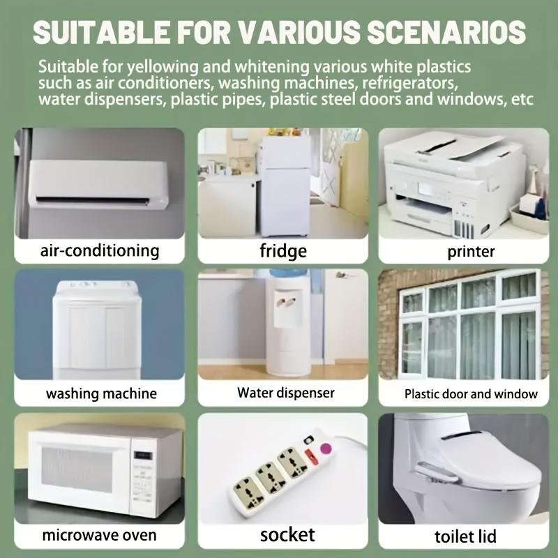 Plastic Gloss Renewal Spray, Multi-Functional Restorer, Restores Clean Shine,Gentle Neutral Agent,Car Interior Plastic Refresher