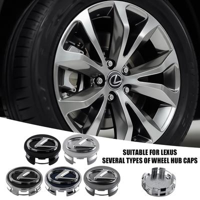4PCS Car Wheel Hub Center Cap Cover Exterior Accessories Auto Styling For FSPORT LBX NX RX 350h 450h ES UX 300e GS GX IS