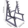 Squat Rack Pen Holder - Desk Organizer, Funny Weightlifting Pen Desktop Holder Organizer with Barbells and Weights, Fitness Squat Pencil Holder